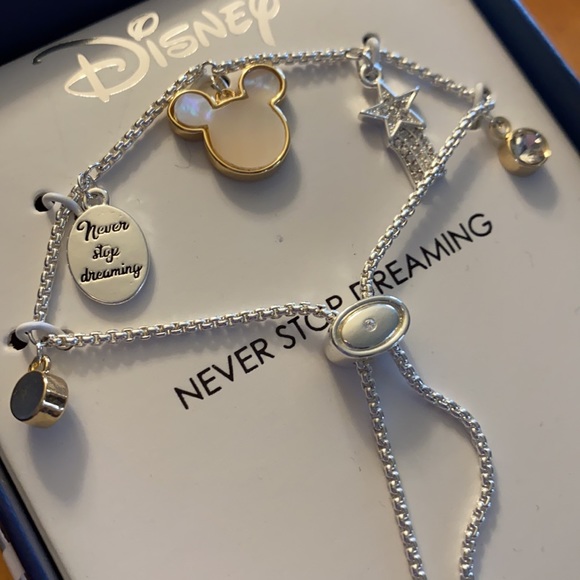 DISNEY SILVER CHARM BRACELET - Picture 4 of 5
